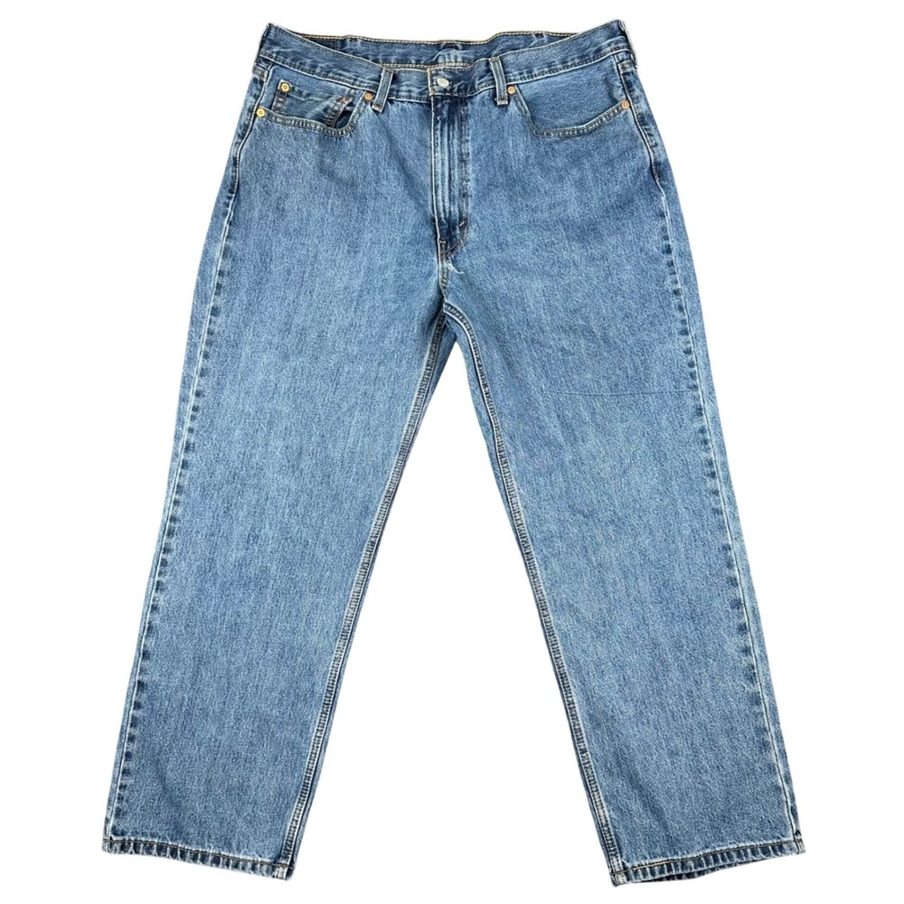 Levi's 550 Relaxed Fit Jeans Mens 38x29 Medium‎ Wash Blue Cotton